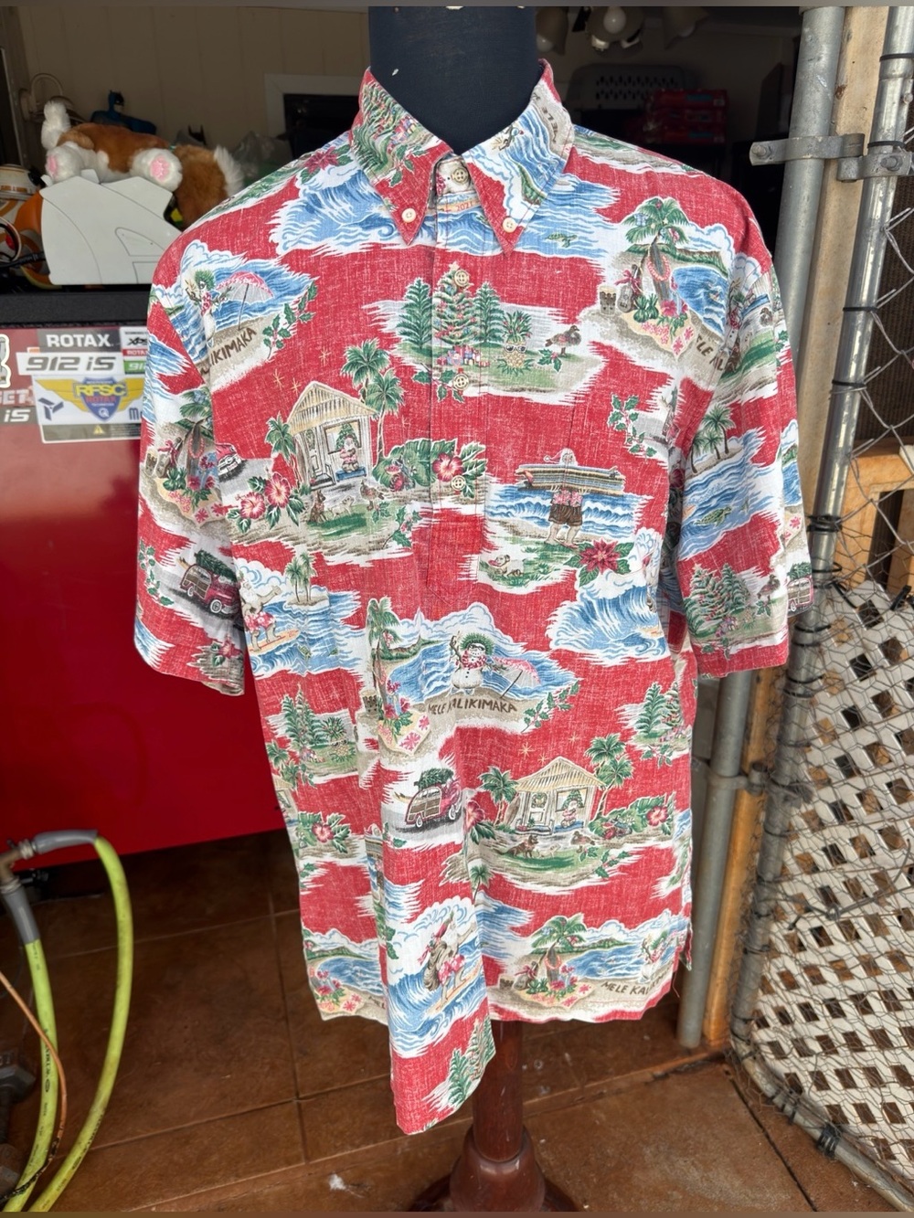 Reyn Spooner Mele Kalikimaka 2021 Hawaiian Shirt Men's XL Limited Edition X-Mas